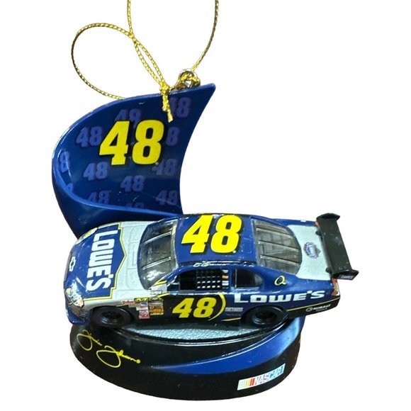 2008 Lowe's Nascar Jimmie Johnson #48 Ornament 3" (Comes w/Original Box) - Picture 2 of 16